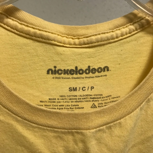 NICKELODEON, Small SpongeBob Yellow Shirt - Picture 3 of 4